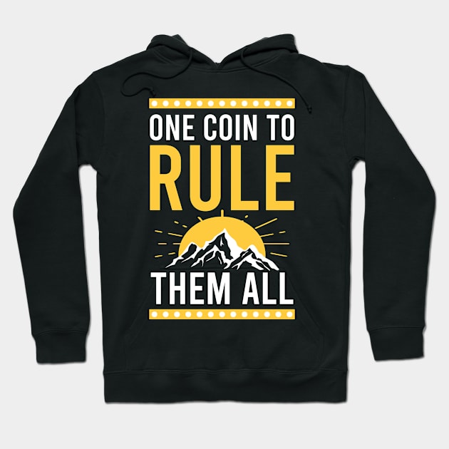 Crypto Currency Shirt | One Coin To Rule Them All Hoodie by Gawkclothing